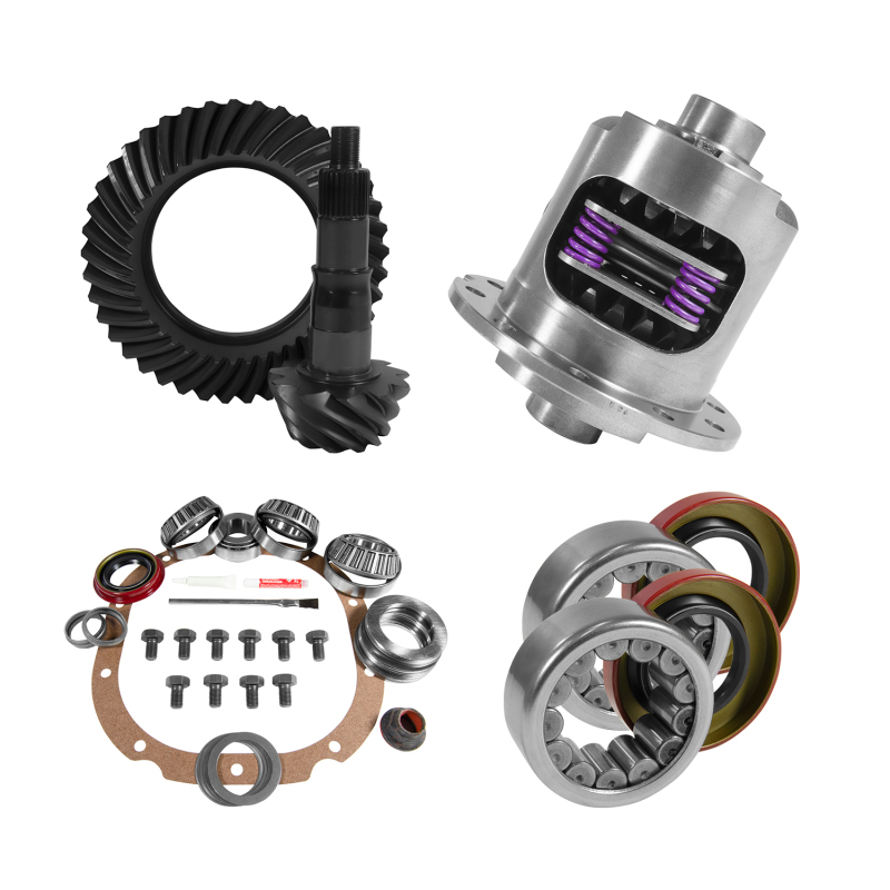 Ford F-150 Differential Install Kit - Rear - Yukon Gear & Axle - 8.8in 4.56 Ratio + 31 Spline Positraction + 2.99in Axle Bearings - `09-`14 Ford F-150 Differential Install Kit - Rear - Yukon Gear & Axle - 8.8in 4.56 Ratio + 31 Spline Positraction + 2.99in Axle Bearings - `09-`14